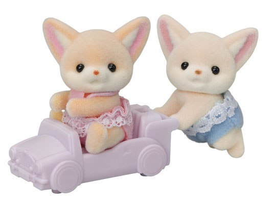 SYLVANIAN DESERT FOX TWINS 5697 WB6 EPOCH